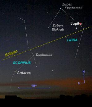 Constellations visible to the naked eye