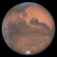 Mars at opposition in October 2020 imaged by Anthony Wesley (Image: Anthony Wesley/ALPO-Japan)