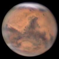 Mars imaged by Efrain Morales Rivera in December 2022 (Image: Efrain Morales Rivera/ALPO-Japan)