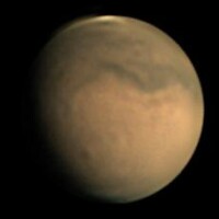 Mars imaged by John Sussenbach in August 2022 (Image: John Sussenbach/ALPO-Japan)