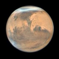 Mars at oppositin in December 2022 imaged by Johnson Lo (Image: Johnson Lo/ALPO-Japan)