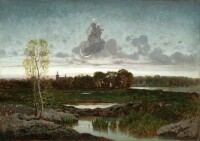 'Morning Star' - a painting by Polish artist Jzef Szermentowski (1833-1876) held at the National Museum in Warsaw
