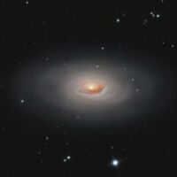 The Black Eye Galaxy (M64/NGC 4826) in Coma Berenices. Click for larger version, 4 KB (Image: Andrea Tamanti)
