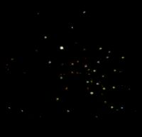 M67 open star cluster in Southern Cancer. Click for larger image, 5 KB (Copyright Martin J Powell 2006)
